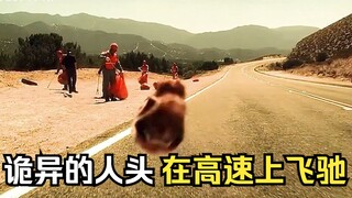 Cái đầu người kỳ quái lao vút trên đường cao tốc, mãi cho đến khi gặp nhân viên vệ sinh mới dừng lại