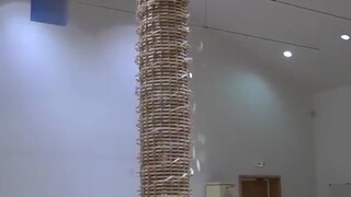 多米诺骨牌塔，这个也太过瘾了！