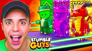 BATALLA de RAREZAS de SKINS en STUMBLE GUYS!