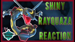 Catching Shiny Rayquaza Reaction