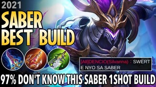 Saber Best Build for 2021 | Top 1 Global Saber Build | Saber Gameplay - Mobile Legends: Bang Bang