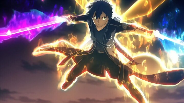 [ Sword Art Online ]"𝓢𝓽𝓪𝓻 𝓑𝓾𝓻𝓼𝓽 𝓢𝓽𝓻𝓮𝓪𝓶" "When I pulled out the second sword, it was to protect the o