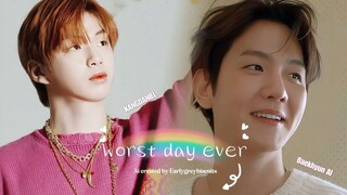 WORST DAY EVER _ KANGDANIEL 강다니엘, BAEKHYUN 백현 _ AI Cover Song _ Romaji