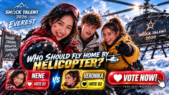 WHO SHOULD FLY HOME BY HELICOPTER? | VOTE NENE