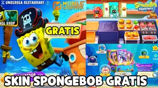 MLBB X SPONGEBOB. GRATIS!! Kurang baik apa MOONTON 👁️👄👁️