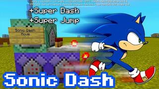 How to gain Sonic Dash Move in Minecraft using Command Block