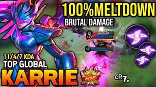 KARRIE BEST BUILD 2022 | TOP GLOBAL KARRIE GAMEPLAY | MOBILE LEGENDS✓