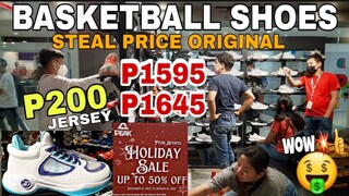 SALE! PEAK BASKETBALL SHOES BAGSAK PRESYO! PANALO TALAGA to SULIT! P200 JERSEY,ASTIG PANG REGALO