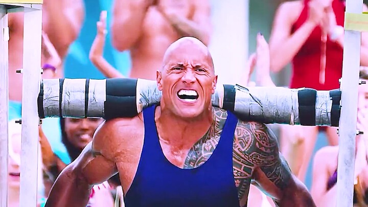 【Baywatch】How dare you challenge Dwayne The Rock