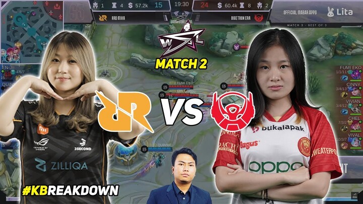 RRQ MIKA vs BIGETRON ERA, Game 2! Woman Star League Season 5 - #KBreakdown