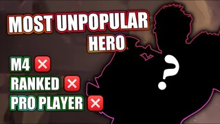 NOT EVEN PRO PLAYERS PLAY THIS HERO | MOST UNPOPULAR HERO