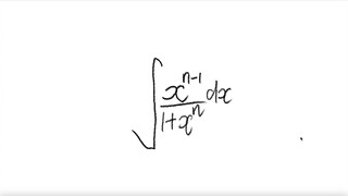 integral  ∫x^(n-1)/(1+x^n) dx