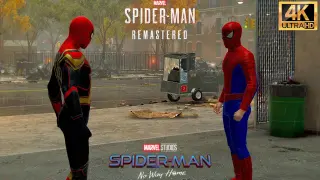 Spider-Man Meets Fake Spider-Man with Integrated Suit - Marvel's Spider-Man PS5 (4K 60FPS)