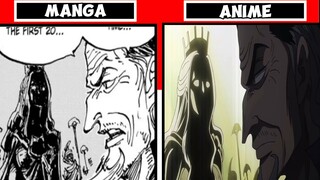 MANGA VS ANIME ONE PIECE EPISODE 1118