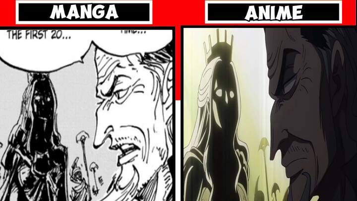 MANGA VS ANIME ONE PIECE EPISODE 1118