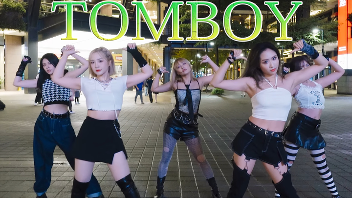 【4K】 Penampilan tari ulang malam hari di pusat perbelanjaan untuk lagu (G)I-DLE - 'TOMBOY' oleh kelo