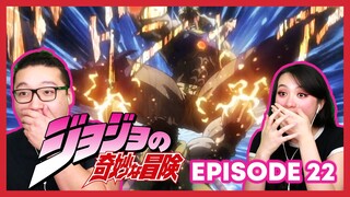 JOJO VS WAMUU ROUND 2 LETS GOOO 😆 | Jojo's Bizarre Adventure Couples Reaction Episode 22 / 1x22