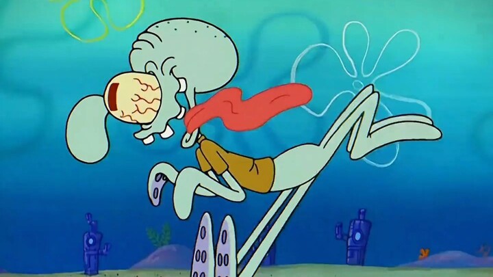 Efek samping setelah Squidward makan Krabby Patty!