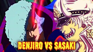 Denjiro VS Sasaki Sedangkan Luffy bertemu page one dan ulti ( One Piece )