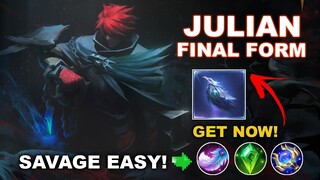 SAVAGE! Julian Final Form | DONT MISS IT | MLBB