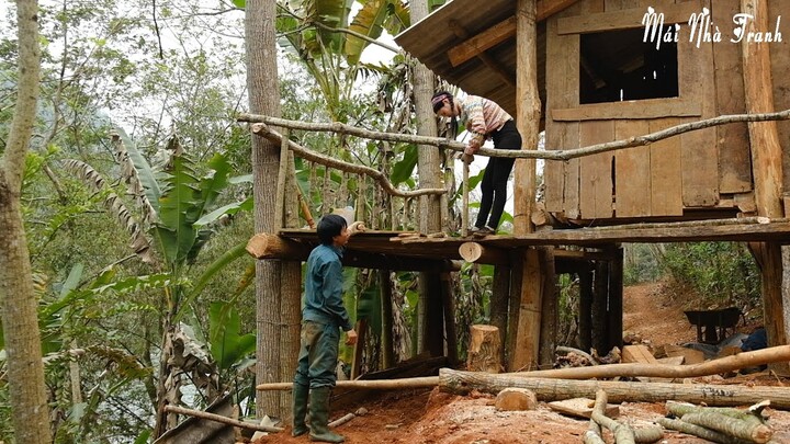 Episode 5 Make a wooden fence around the house in the forest, have a barbecue party.