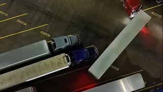 难度系数很高的侧后方停车，他居然就这样水灵灵地倒进去了