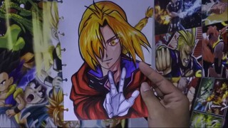 Drawing Edward Eric Full Metal Alchemist (Speed Drawing)