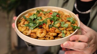 Enak! Resep rahasia udang kecil!