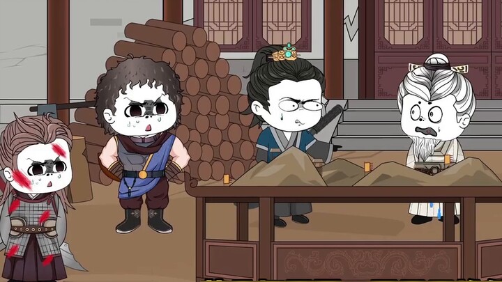 The silly young master organized the villagers to fight against the bandits, but he lost his wife un