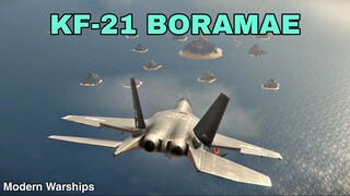 Modern Warships: new KF-21 BORAMAE Strike Fighter gameplay.