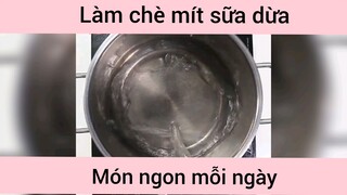 Làm chè mít sữa dừa