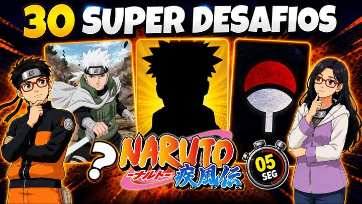 Naruto Quiz: Tente Não Errar Nenhum desses 30 Desafios!
