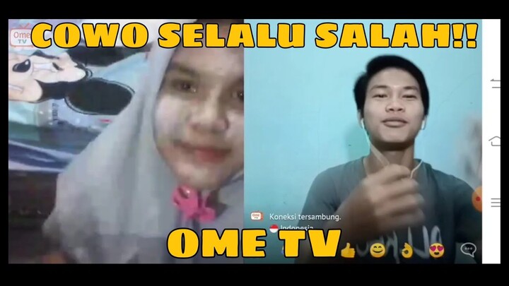 Perdana main ome tv lgsg kok jmpa yg berbatang smua 😒😒 asek 😁😁