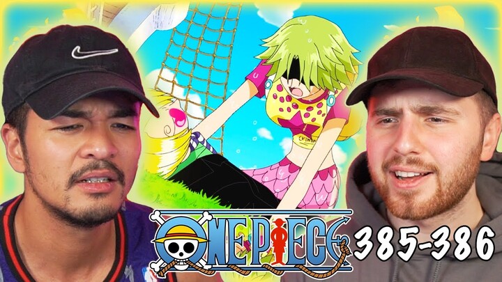 SABAODY ARC BEGINS!! - One Piece Episode 385 & 386 REACTION + REVIEW!