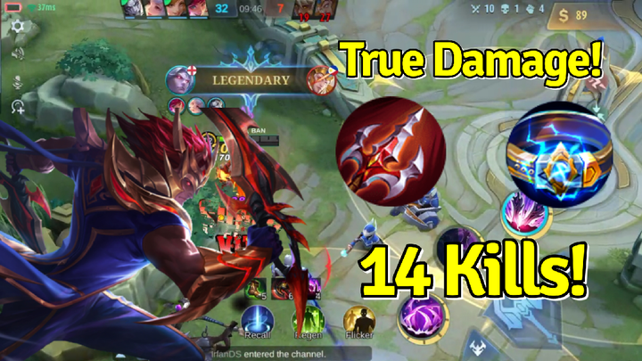 LEGENDARY! Offlane Martis as True Damage Machine! Mobile Legends: Bang Bang