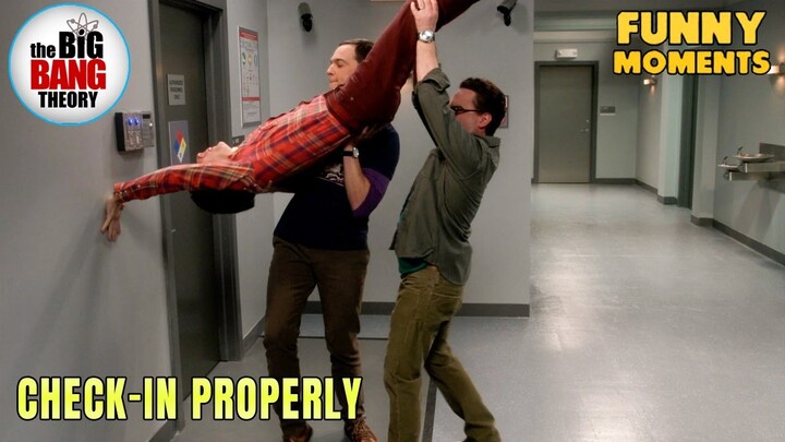 Check-in Properly | The Big Bang Theory | Shenny TV