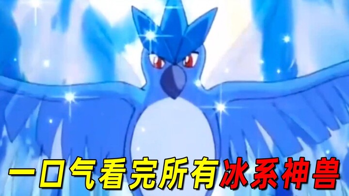 一口气看完7种冰系神兽！最后2种还没有在动画里登场