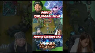 PASCOL TOP GLOBAL MIYA -Mobile legends #shorts