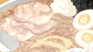 [Anime đầu lưỡi] Thêm ramen tỏi và ramen chết nóng đỏ! Cháo mặn nấu với món ngon từ núi và biển! Cơm