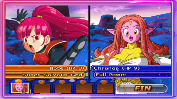 NOTE SSJ GOD VS CHRONOA FULL POWER - DB MOD ANDROID GAMEPLAY