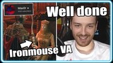 CDawgVA about Ironmouse's voice acting in max0r's new Elden Ring video