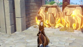 After blocking the city gate through which Barbara went