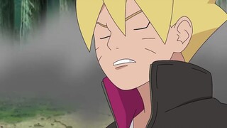 Kyuubi đè Boruto xuống đất để xem Shippuden