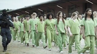 A prison dedicated to holding superhumans. The darker the prisoner's color, the more dangerous they 