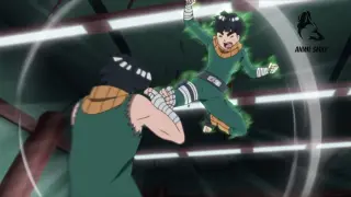 Rock lee teaches his son how to use the power from 8 gates
