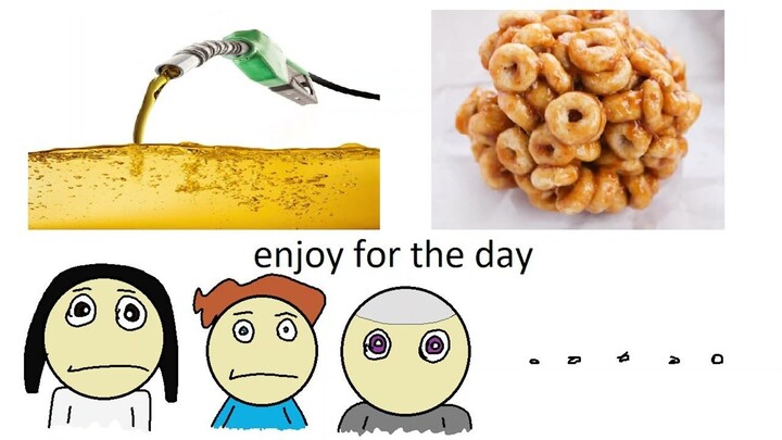 gasoline vs peanut butter cereal balls