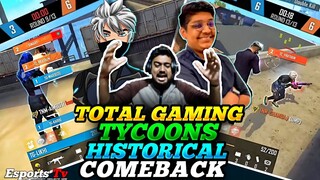 TOTAL GAMING UNBELIEVABLE GAMEPLAY 🔥 ROCKY BHAI REACTION ON TG MAFIA AND TG TYCOON CLUTCHES 😱