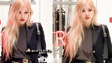 ROSÉ炸街!抵达YSL 首尔旗舰店