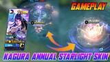 Kagura Annual Starlight Skin Skills Effect & Gameplay Update | How much is this skin? | MLBB