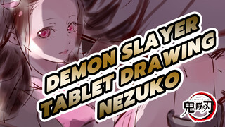 Tablet Drawing Nezuko Dengan Banyak Efek, Bukan Final | Tablet Drawing_1